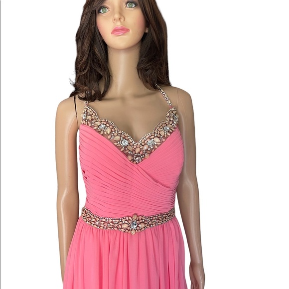 Poly USA by Neblon Embellished Gown Dress size XXL - Picture 9 of 14